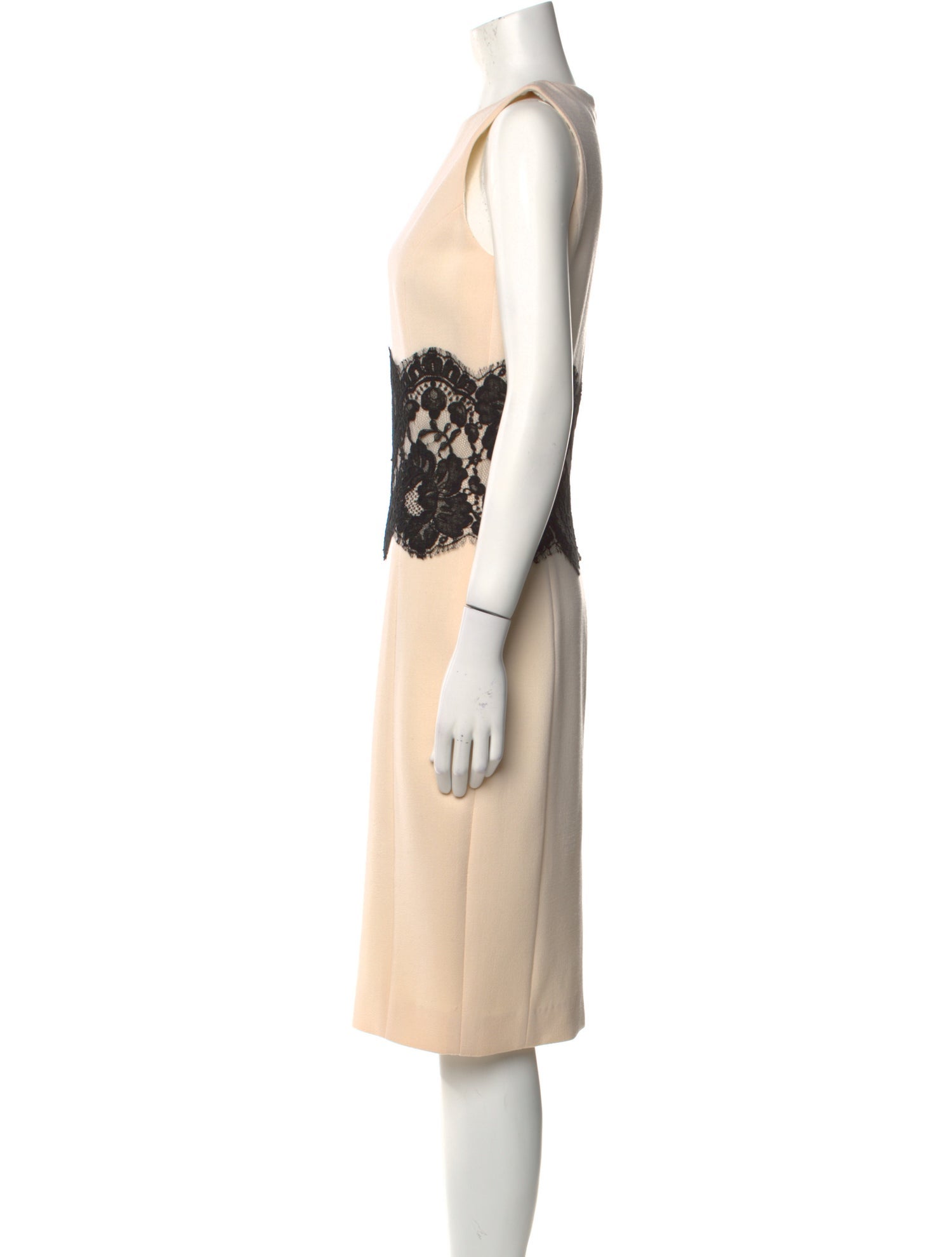 Michael Kors Virgin Wool Knee-Length Dress