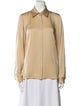 Michael Kors Long Sleeve Button-Up Top