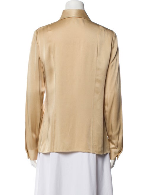 Michael Kors Long Sleeve Button-Up Top