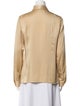 Michael Kors Long Sleeve Button-Up Top