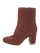 Michael Kors Suede Chain-Link Accents Boots
