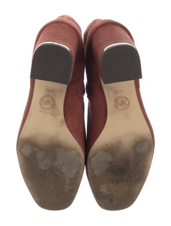 Michael Kors Suede Chain-Link Accents Boots