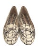 Michael Kors Python Animal Print Ballet Flats