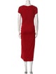 Michael Kors Crew Neck Long Dress