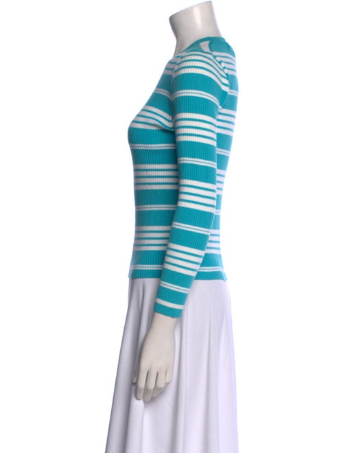 Michael Kors Striped Crew Neck Top