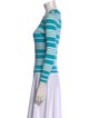 Michael Kors Striped Crew Neck Top