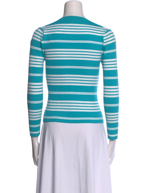 Michael Kors Striped Crew Neck Top