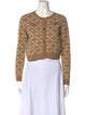 Michael Kors Printed Crew Neck Sweater