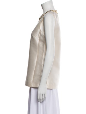 Michael Kors Wool Scoop Neck Top