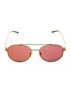 Michael Kors Aviator Mirrored Sunglasses