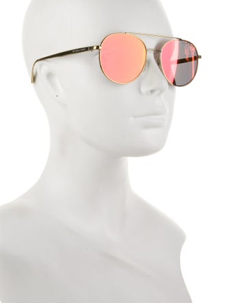 Michael Kors Aviator Mirrored Sunglasses