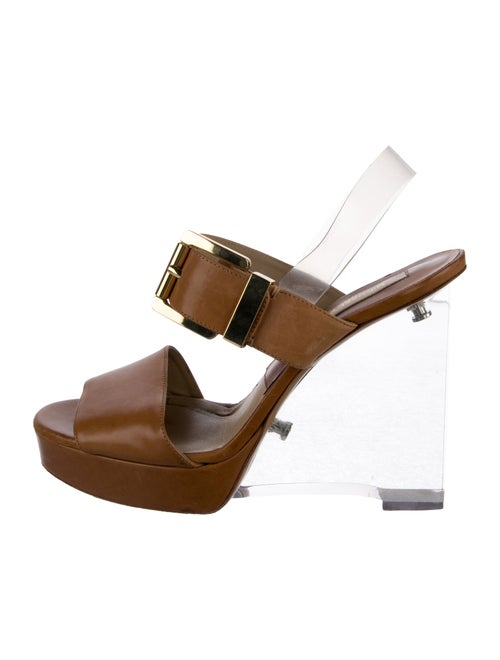 Michael Kors Leather Slingback Sandals