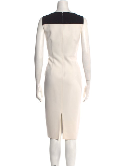 Michael Kors Virgin Wool Midi Length Dress