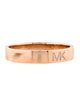 Michael Kors Crystal Logo Hinged Bangle Bracelet
