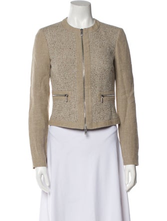 Michael Kors Tweed Pattern Evening Jacket