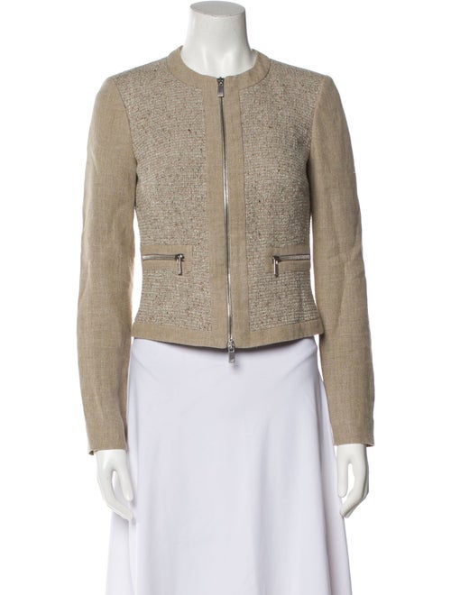 Michael Kors Tweed Pattern Evening Jacket
