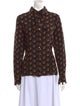 Michael Kors Silk Printed Blouse
