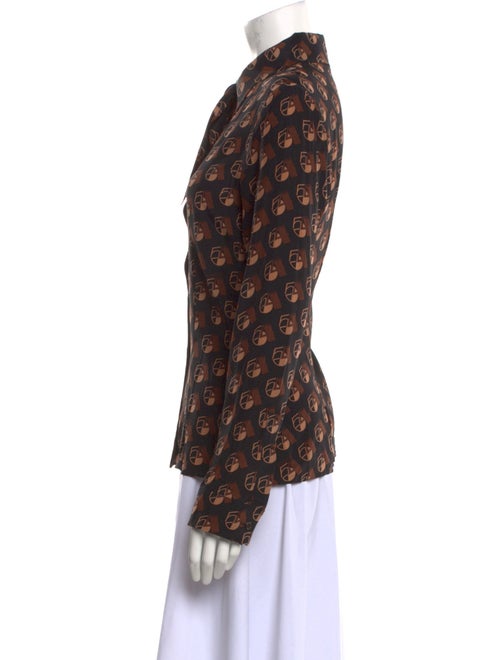 Michael Kors Silk Printed Blouse