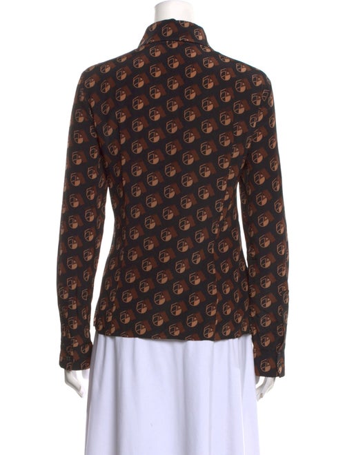 Michael Kors Silk Printed Blouse