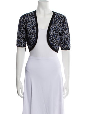 Michael Kors Floral Print Bolero