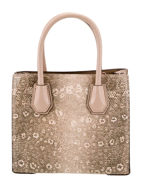 Michael Kors Embossed Leather Top Handle Bag