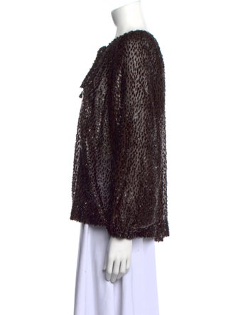 Michael Kors Silk Printed Blouse