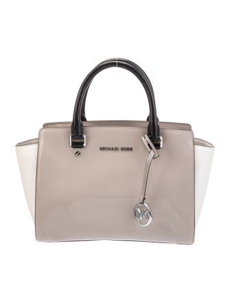 Michael Michael Kors Patent Leather Top Handle Bag