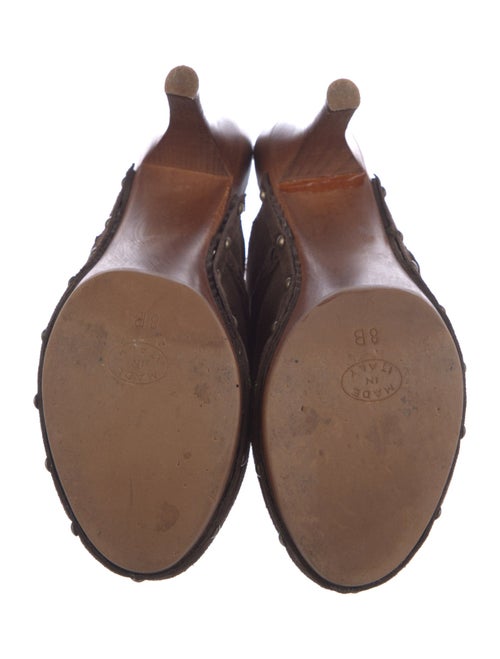 Michael Kors Suede Studded Accents Mules