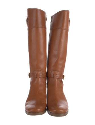 Michael Kors Leather Riding Boots