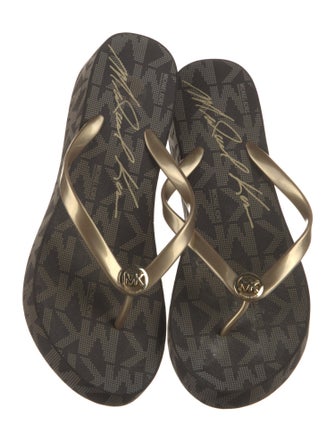 Michael Kors Rubber Flip Flops