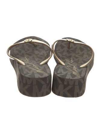 Michael Kors Rubber Flip Flops