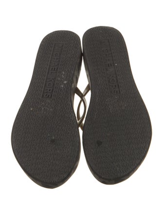 Michael Kors Rubber Flip Flops