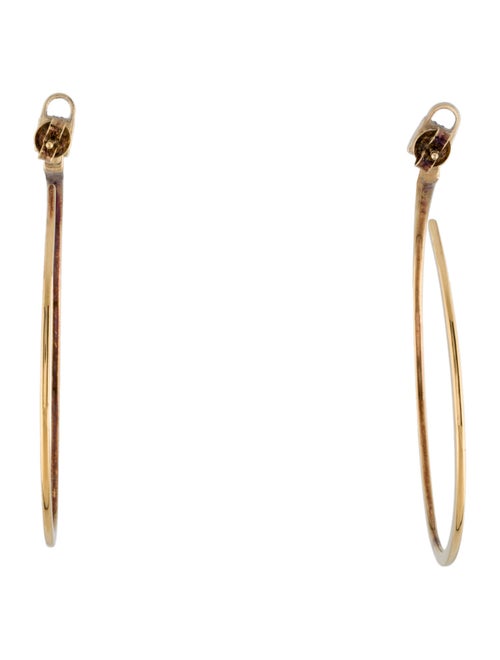 Michael Kors Crystal Mercer Padlock Interchangeable Hoop Earrings