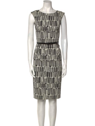 Michael Kors Printed Knee-Length Dress