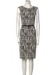 Michael Kors Printed Knee-Length Dress