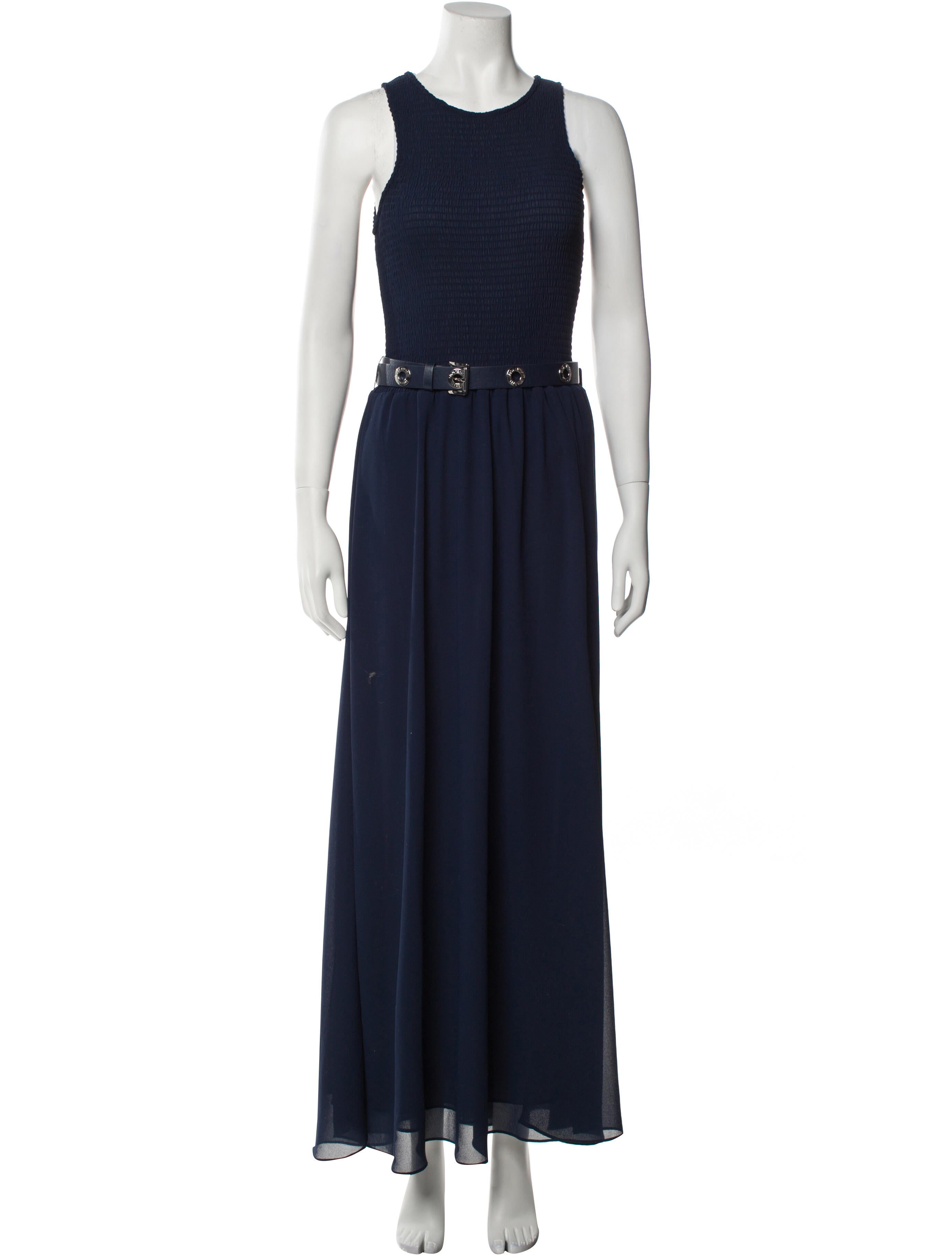 Michael Kors Crew Neck Long Dress