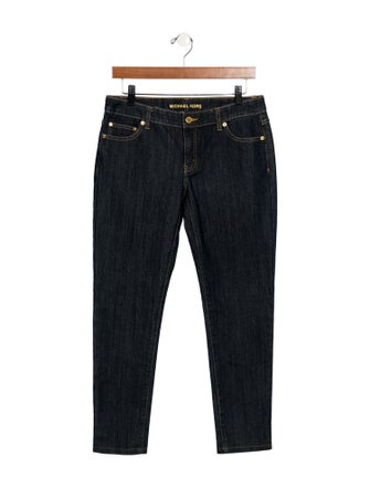Michael Kors Low-Rise Skinny Leg Jeans