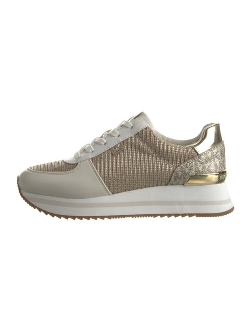 Michael Kors Leather Trim Embellishment Sneakers