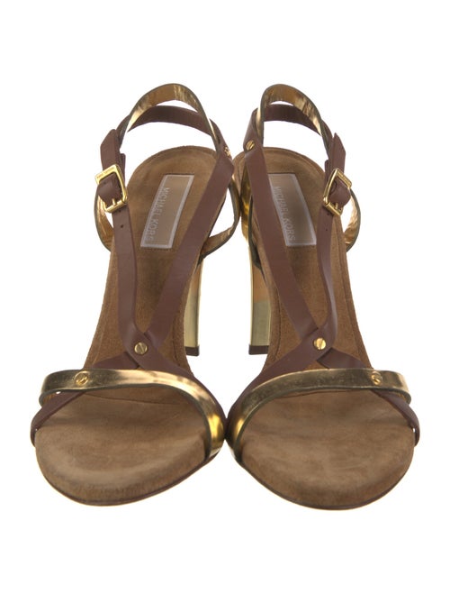 Michael Kors Suede Slingback Sandals