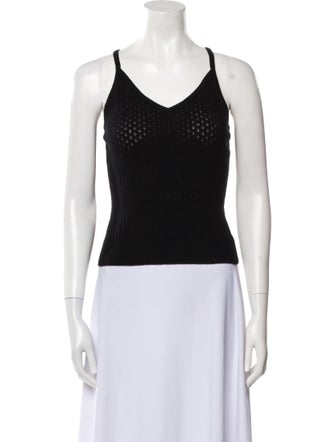 Michael Kors Cashmere V-Neck Top