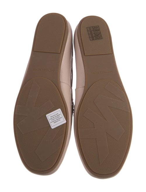 Michael Kors Leather Bow Accents Loafers