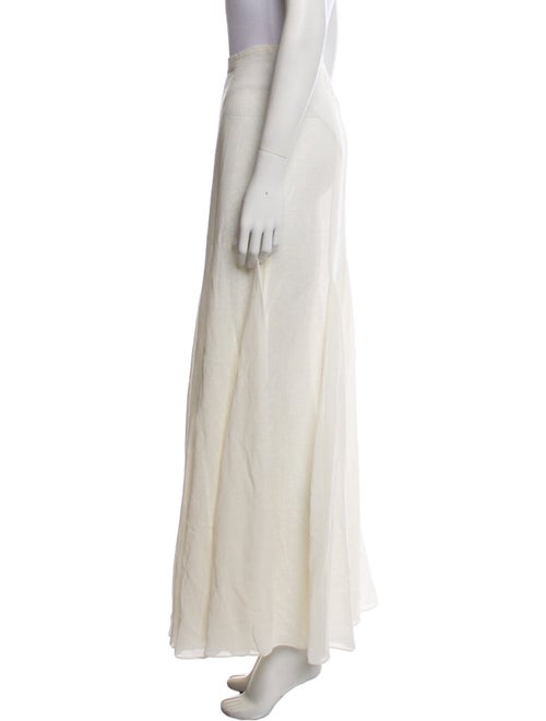 Michael Kors Linen Midi Length Skirt