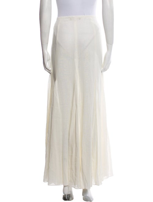 Michael Kors Linen Midi Length Skirt