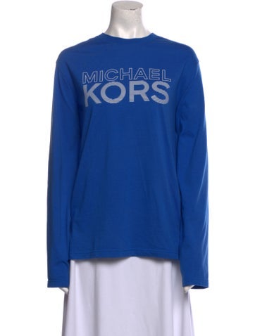 Michael Kors Tops Graphic Print Crew Neck T-Shirt L