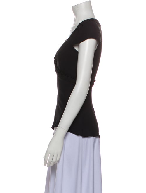 Michael Kors Silk V-Neck Blouse