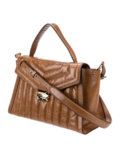 Michael Kors Leather Top Handle Bag