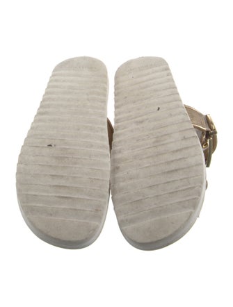 Michael Kors Leather Slingback Sandals