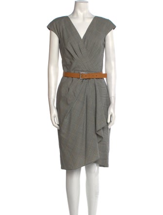 Michael Kors Virgin Wool Knee-Length Dress