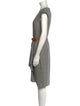 Michael Kors Virgin Wool Knee-Length Dress