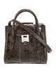 Michael Kors Collection Python Top Handle Bag